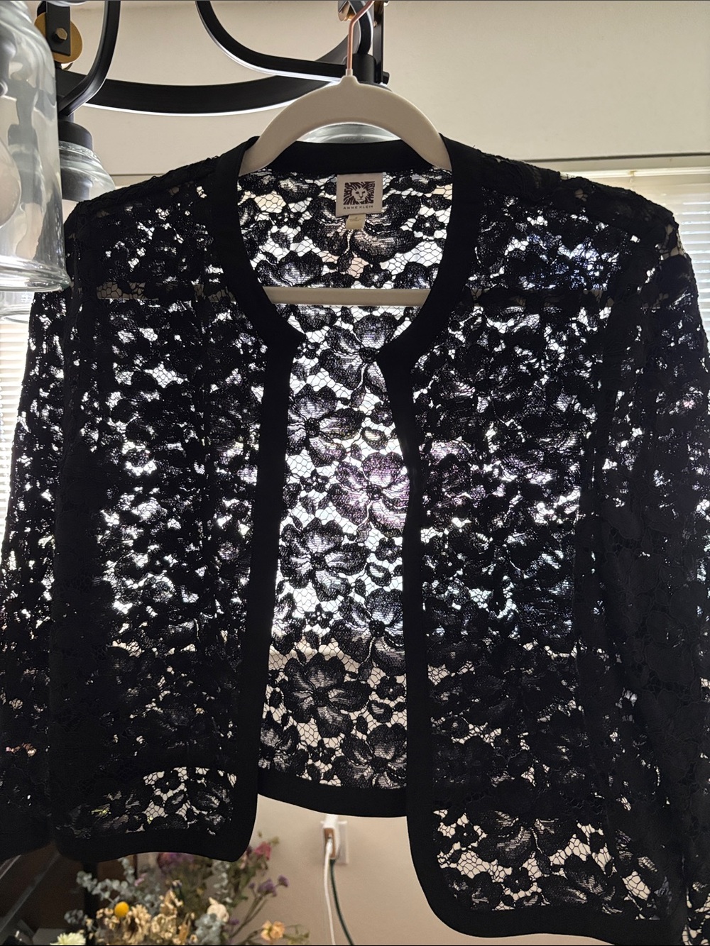 Anne Klein lace top/tunic